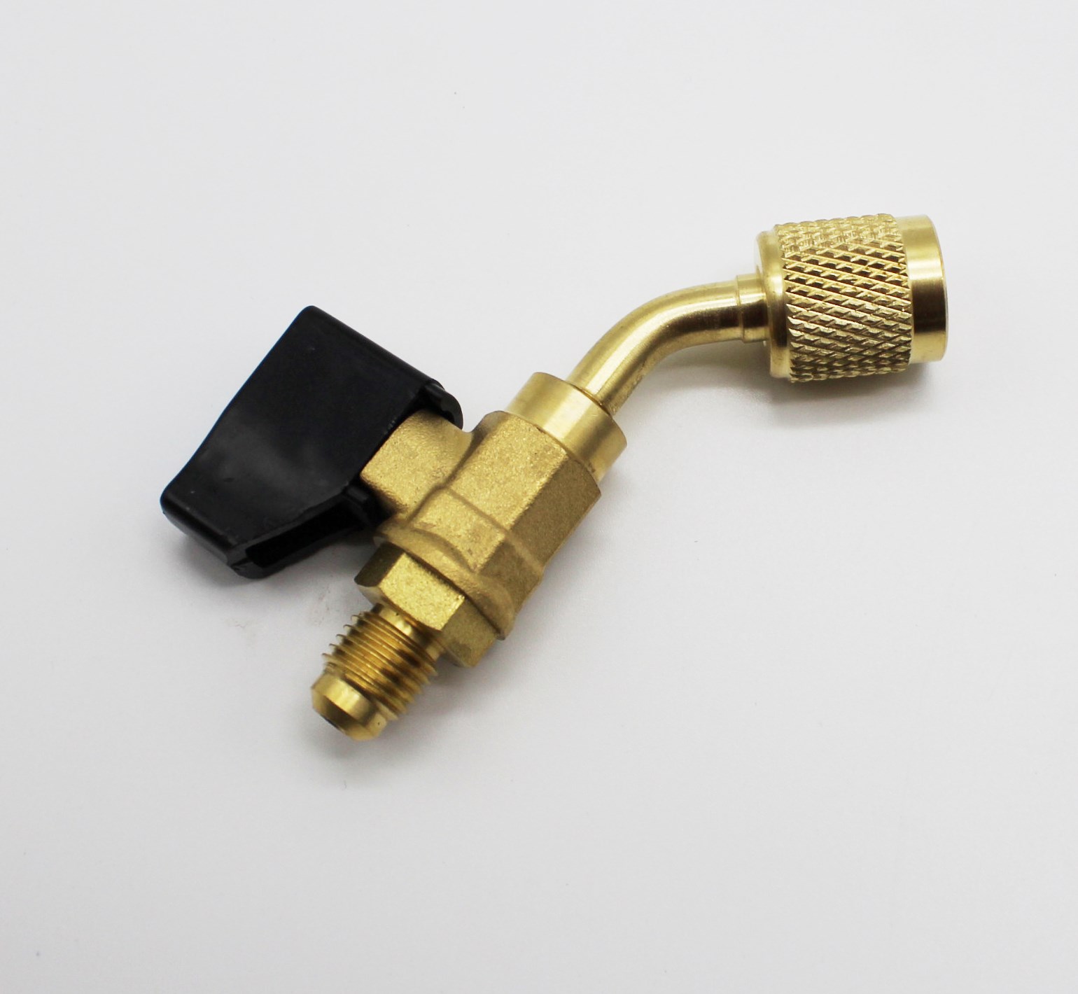 Переходник с R-22 на R-410 угловой с краном 45° Value код: ISL02CV зам: CV-02