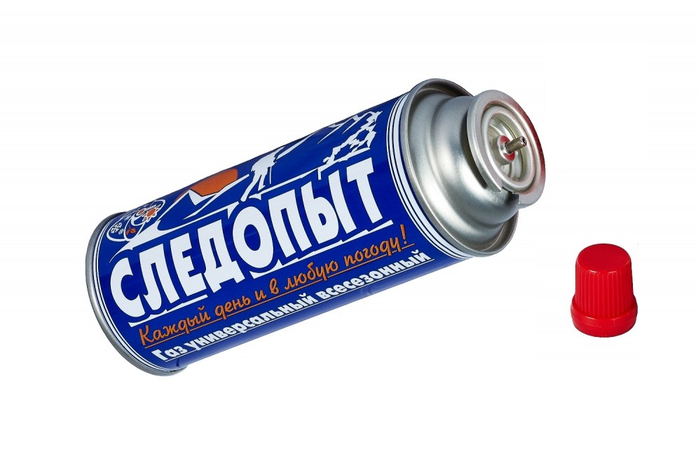 Газ балонный (под цанговый зажим) универсальный Следопыт всесезонный T228