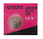 Батарейка AG-10 LR1130, LR54, 389, 189, CR1130W, CR89A, AG10 Код: T235