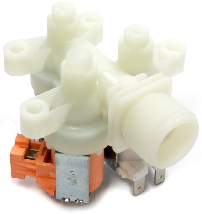 Электроклапан 3Wx90° 'Bitron' ELECTROLUX, AEG, Zanussi VAL031AE зам. 4071360194, 1100991080, 1105380024