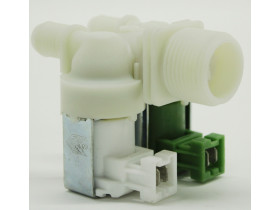 Клапан электромагнитный для стиральной машины - 2Wx180 (клеммы вместе, D-11/13mm, под фишки ELUX.). VAL021ZN, 1468766397