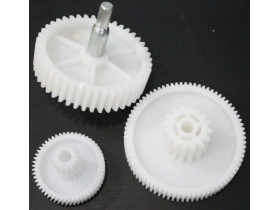 Блок шестеренок для мясорубки Polaris, Panasonic, Eden, Volle PS011 D80/32+47/18+79/8 L36/15+35/12.5+73/18.5