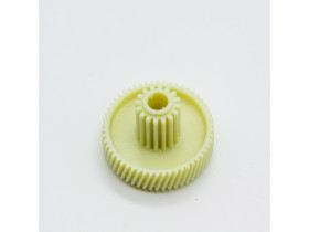 Шестеренка для мясорубки с метал. втулкой D45/17 зубья 54/16 косой/прямой