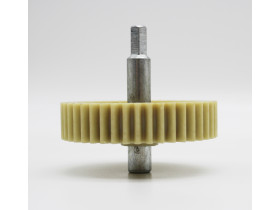 Шестеренка для мясорубки Универсальная с метал. валом, диаметр 78мм, длина вала 73мм, зубья(прямые) 44 шт