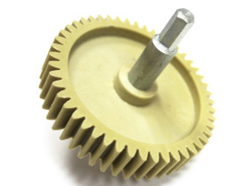 Шестеренка для мясорубки Panasonic, Polaris с мет. валом D-84мм (прям)