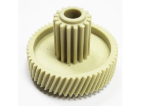 Шестеренка для мясорубки с мет. втулкой (D-47/17мм, зубья-54/16, косой/прямой)