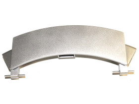 Ручка люка серебристая, стиральных  машин Bosch (Бош), Siemens (Сименс) DHL008BO, зам. 00659273, 659273