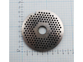 Решетка пром.мясорубки №1 МИМ-300 без бурта 010056