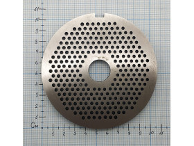 Решетка пром.мясорубки №1 МИМ-600 без бурта 010058