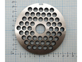 Решетка пром.мясорубки №3 МИМ-600.01.006 без бурта 006025