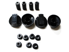 Ручки универсальные для плит, черные WL1034, 43CU010