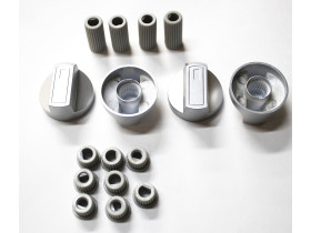 Ручки универсальные для плит, серебристые WL1030, 43CU008