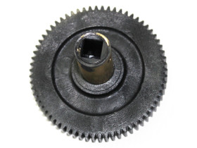 SHz228 Шестерня мясорубки  хозяюшка  черная D-66mm брон.втулка