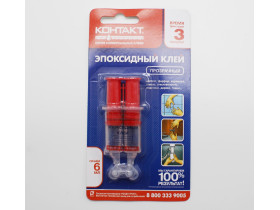 Эпоксидный клей прозрачный 6мл Контакт T183