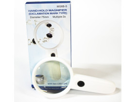 T204 Лупа увеличительная MG6B-5 (d75, ув. 3х с подсветкой)