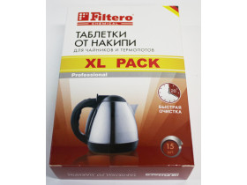 Таблетки от накипи Filtero для чайников и термопотов, XL Pack, 15шт. арт. 609
