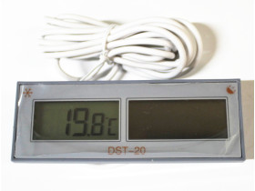 Термометр электронный на солнечной батарее (-50/+70). DST-20