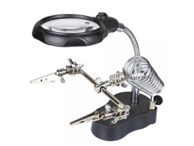 T0699 Держатель  Третья рука  с лупой MG16126A