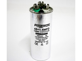 Конденсатор  45+1,5 мф 450V совмещенный. RF06B138