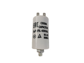 Конденсатор CAP 9 мф 450V. CAP516UN CBB60