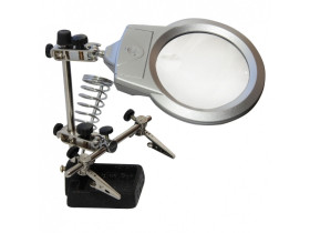 Держатель с лупой  Третья рука  MG16129A. T477