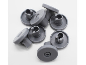 Комплект роликов корзины ПММ 8шт. Electrolux, Zanussi, AEG. DWB902ZN, замена: 50286965004 50269971003, 50269757006, 50286964007