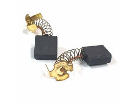 Комплект из двух угольных щеток для электроинструмента HITACHI (пружина, пятак-уши) SDH-28042