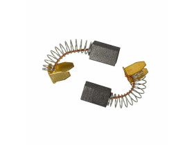 Комплект из двух угольных щеток для электроинструмента MAKITA (пружина, пятак-уши) SDM-28043