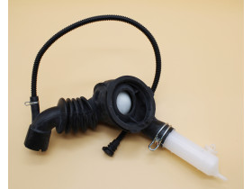 Патрубок от бака к сливному насосу стиральной машины Bosch, Siemens, Neff 480443