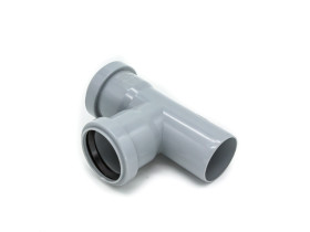 Тройник канализационный 50x50x90гр ISL004ARM