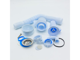 Сифон бутылочный 1/2 x40 с выводом для сма 40x40/50 ISL013ARM