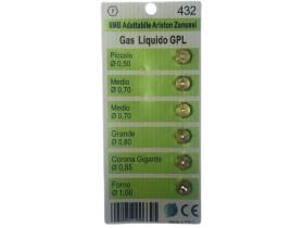 Комплект жиклёров для плит на баллонный газ 