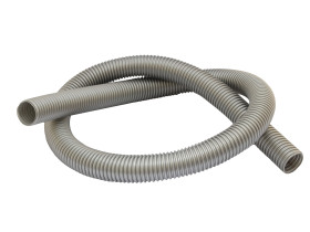  5-17 Шланг пылесоса УНИВЕРСАЛЬНЫЙ, L=1450mm БЕЗ фитингов внутренний D=32mm, внешний D=38mm, СЕРЫЙ