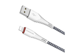Шнур Lightning BOROFONE BX25 1м. 2.4А.