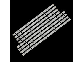 XY-018 Подсветка для телевизоров LG 39LN540V, 39LA620V, 39LA620S, 39LN5300, 39LN5400, HC390DUN, HC390DUN-VCFP1, 39  3V / 9 led / (комплект 8 шт) 775mm