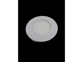  L017 Белая КРУГЛАЯ Лампа / ЭПРА в комплекте  3W  85-265 V (84 мм) Теплый свет