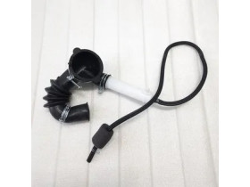  12638100003101 Патрубок стиральной машины от бака к насосу Midea 12638100003101