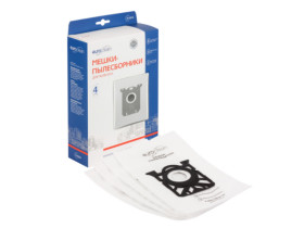 Мешки-пылесборники Euroclean синтетические для пылесоса, 4 шт, E-02/4