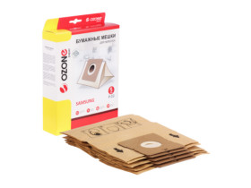 Мешки-пылесборники Ozone бумажные для пылесоса, 5 шт. P-03