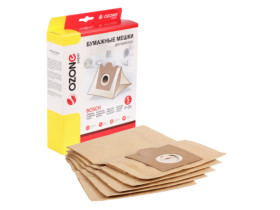 Мешки-пылесборники Ozone бумажные для пылесоса, 5 шт. P-05