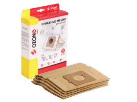 Мешки-пылесборники Ozone бумажные для пылесоса, 5 шт. P-07