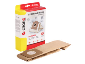 Мешки-пылесборники Ozone бумажные для пылесоса, 4 шт. P-11