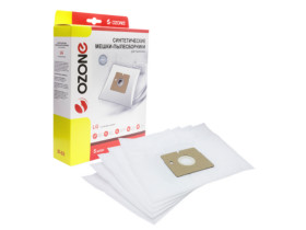 Мешки-пылесборники Ozone синтетические для пылесоса, 5 шт, M-08