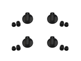 Универсальные ручки плиты/духовки черные, 0025841