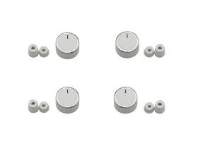 Универсальные ручки плиты/духовки БелоСеребристые (комплект)