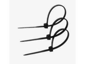 Хомут нейлоновый 2.5 х 100 мм, белые, в упаковке 100 шт