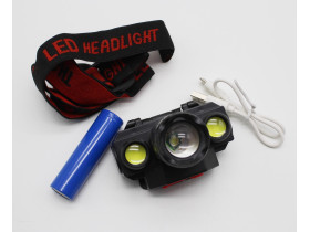 Фонарь налобный KX-1805 ZOOM T3543