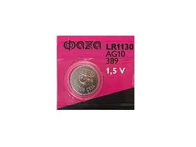 Батарейка AG-10 LR1130, LR54, 389, 189, CR1130W, CR89A, AG10 Код: T235