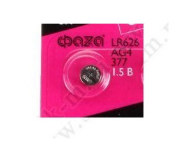 Батарейка AG-4 LR626, LR66, 626A, 377A, CX66W, AG4 Код: T243
