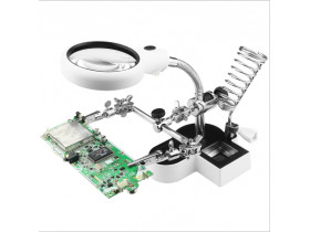 Держатель с лупой  Третья рука  MG16126AС2 код: T414